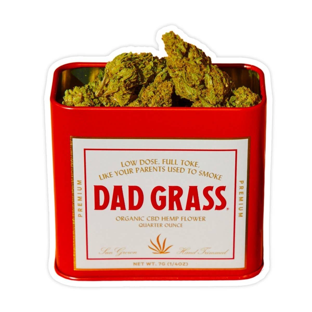 Dad Grass Sticker