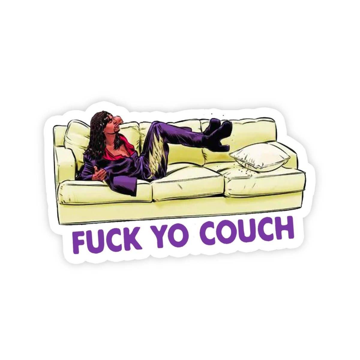 Fuck Yo Couch Dave Chappelle Sticker
