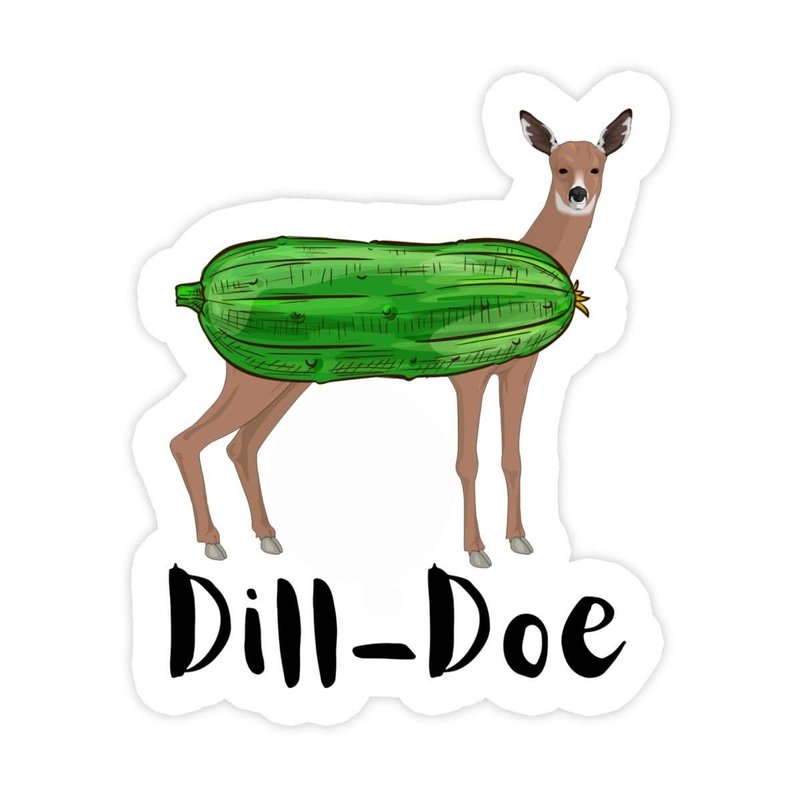 Dill-Doe Sticker