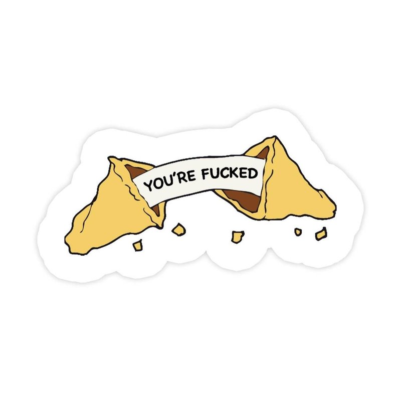 Fortune Cookie Sticker