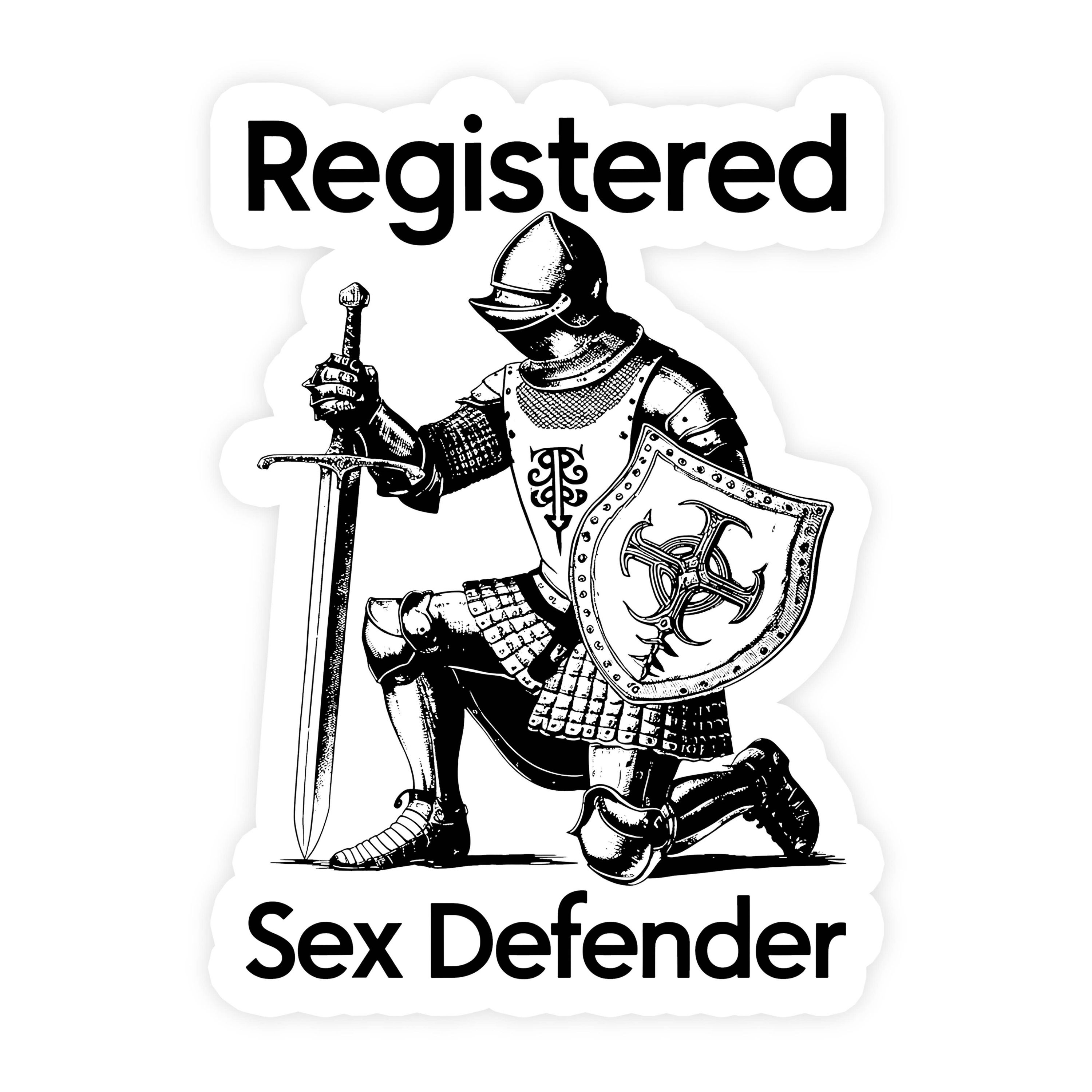 Registered Sex Defender Sticker