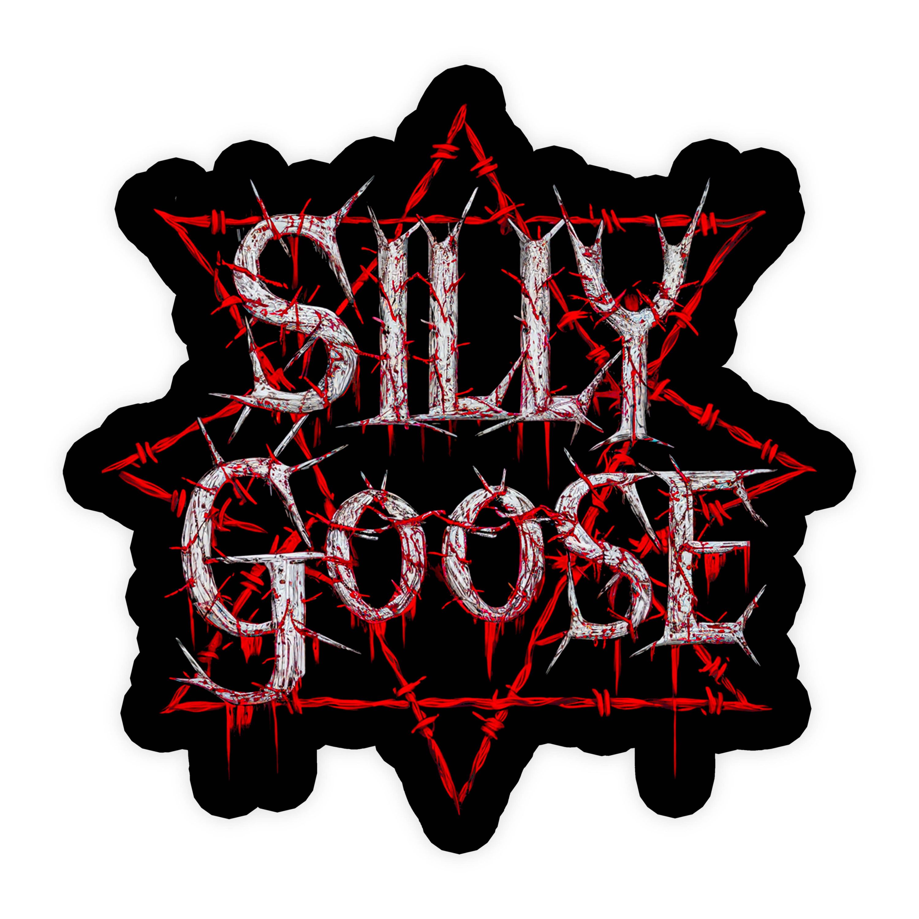 Silly Goose Metal Parody Sticker