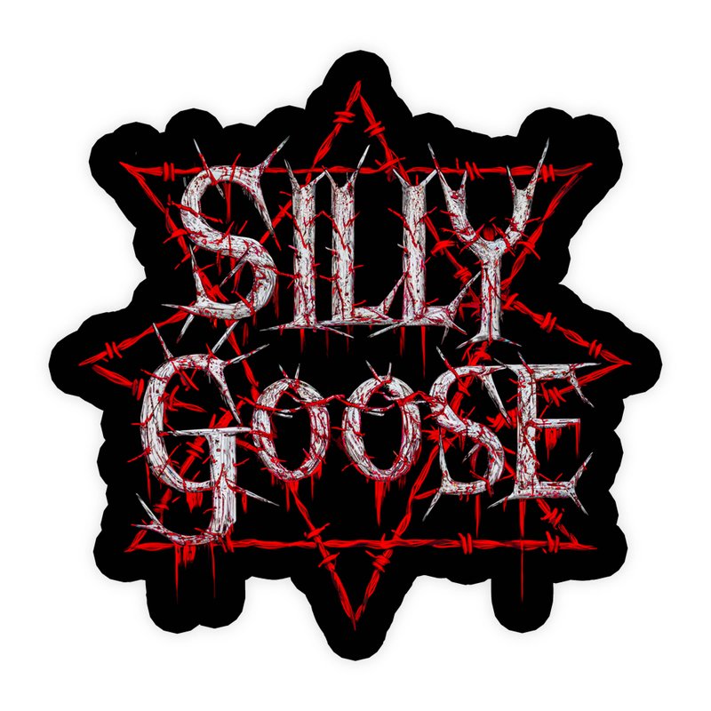 Silly Goose Metal Parody Sticker