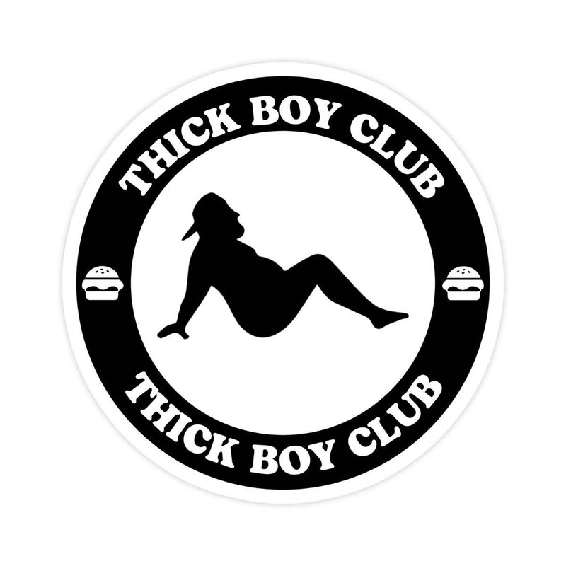 Thick Boy Club Sticker