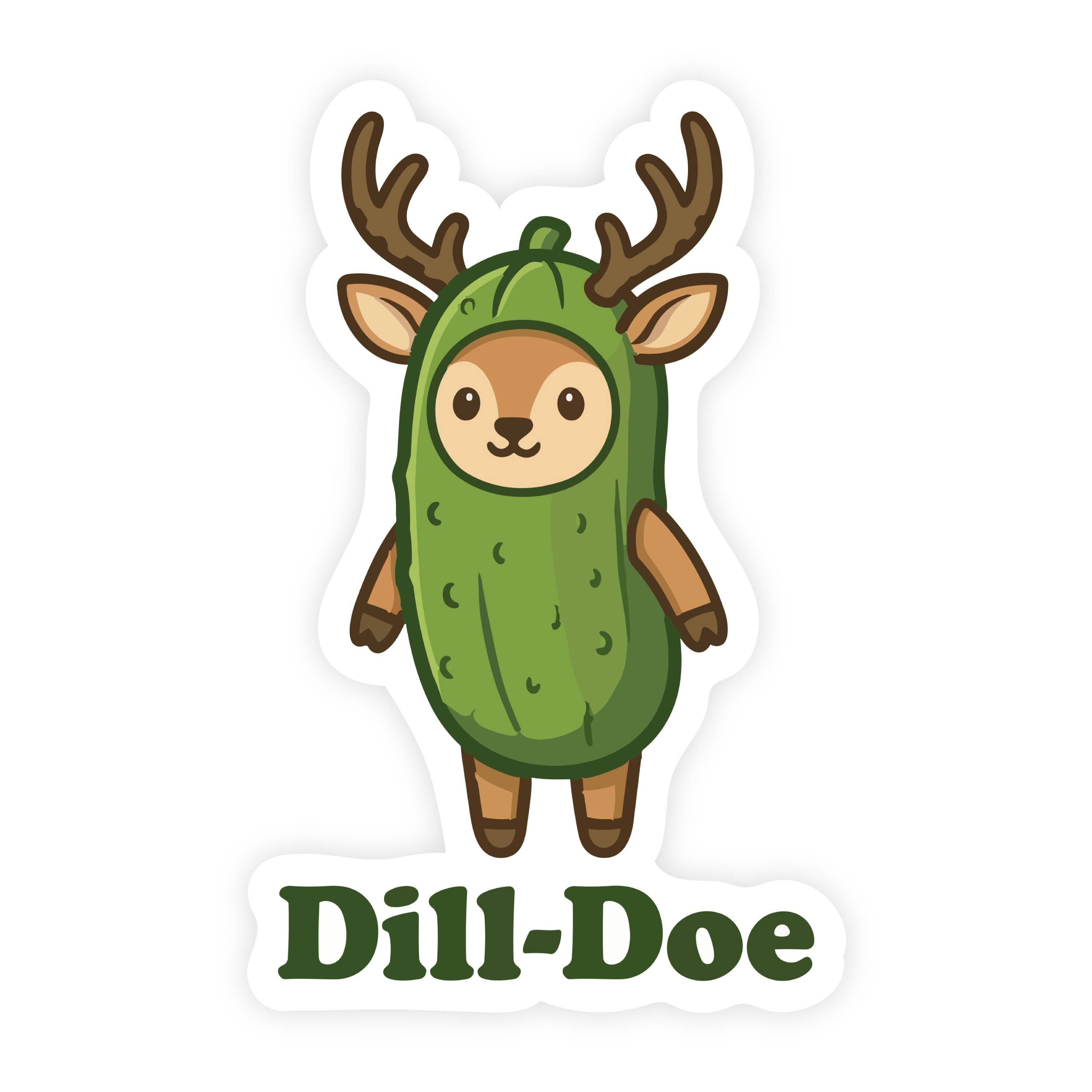 Dill Doe Deer Sticker