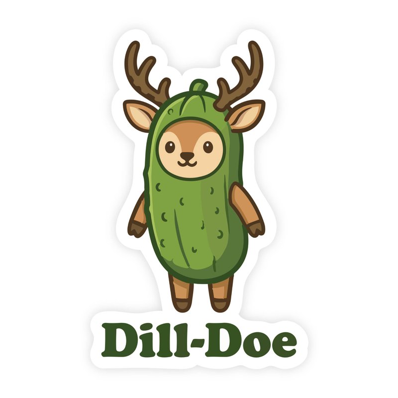 Dill Doe Deer Sticker