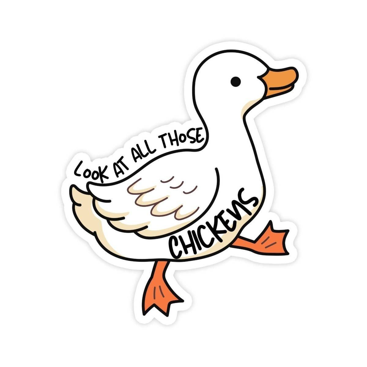 Look At All Those Chickens Vine Sticker