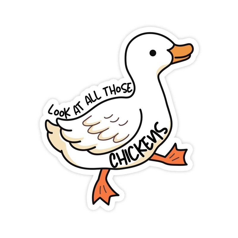 Look At All Those Chickens Vine Sticker