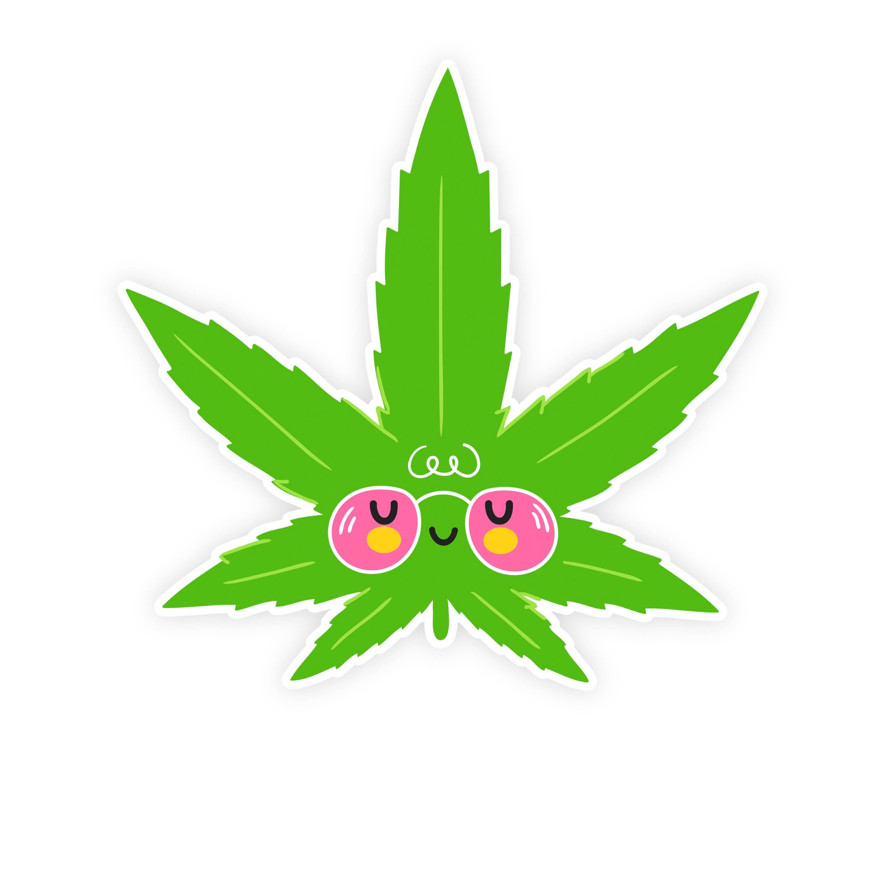 Chill Weed Leaf Weed Sticker
